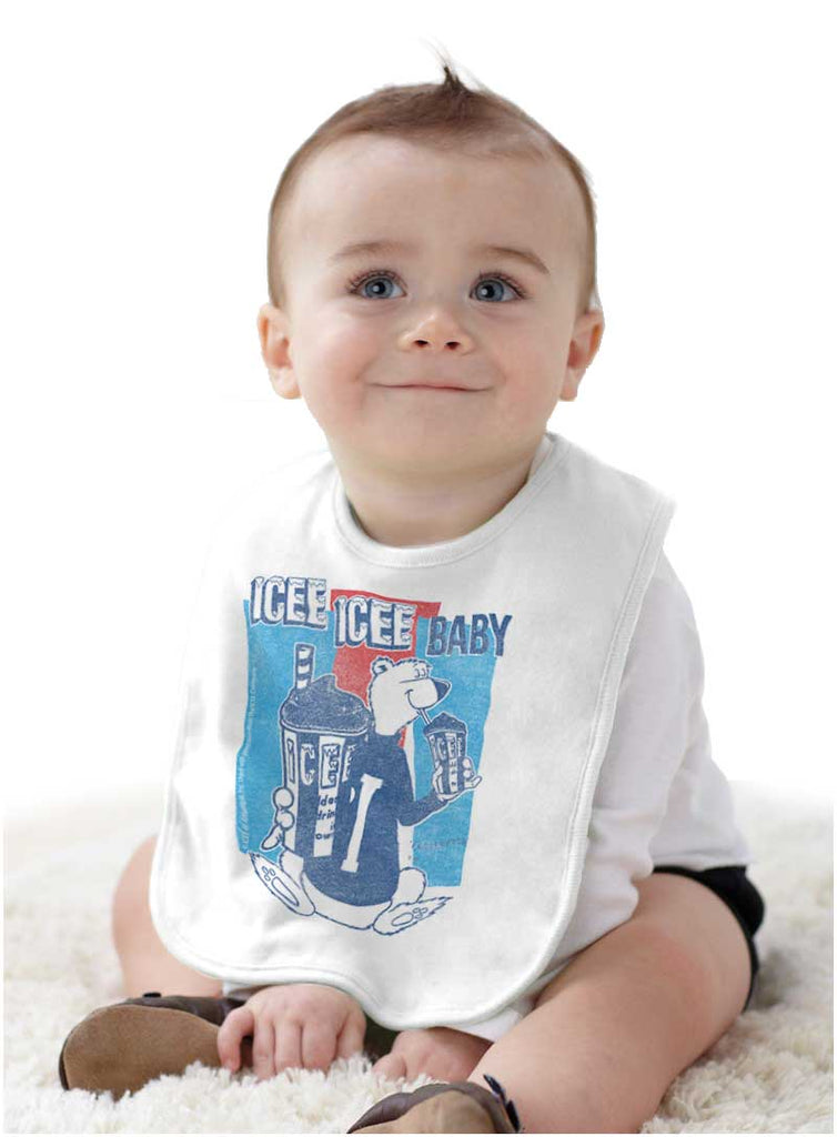 Polar Icee Baby Infant Baby Bib-Direct To Garment Print-Brisco Baby
