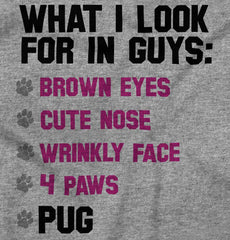 Pug Checklist Romper Bodysuit-Direct To Garment Print-Brisco Baby