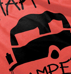 Happy Camper Toddler Football Jersey Tee-Direct To Garment Print-Brisco Baby