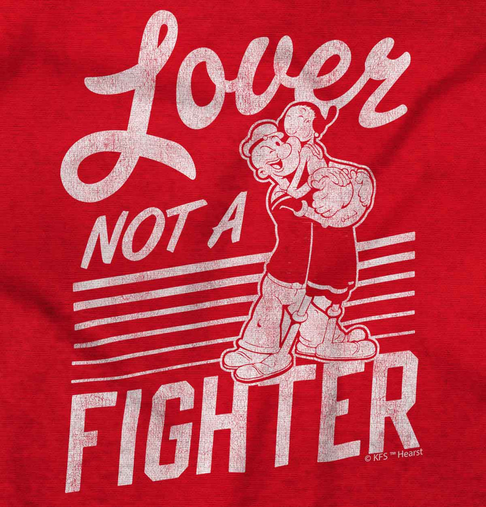 Lover Not A Fighter Infant Toddler T Shirt-Direct To Garment Print-Brisco Baby