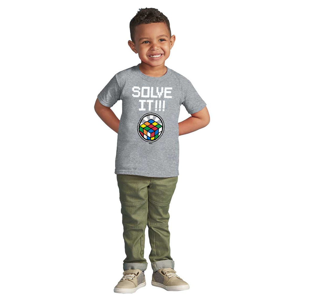 Solve It Infant Toddler T Shirt-Direct To Garment Print-Brisco Baby