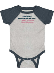 I Didn't Do It Raglan Romper Bodysuit-Direct To Garment Print-Brisco Baby