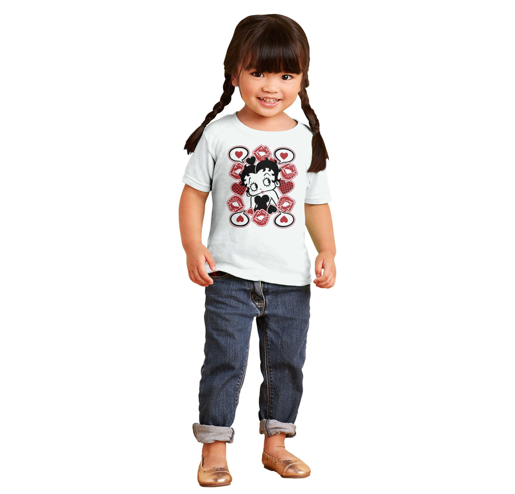 Betty In Love Infant Toddler T Shirt-Direct To Garment Print-Brisco Baby