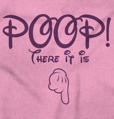 Poop There It Is Infant Baby Bib-Direct To Garment Print-Brisco Baby