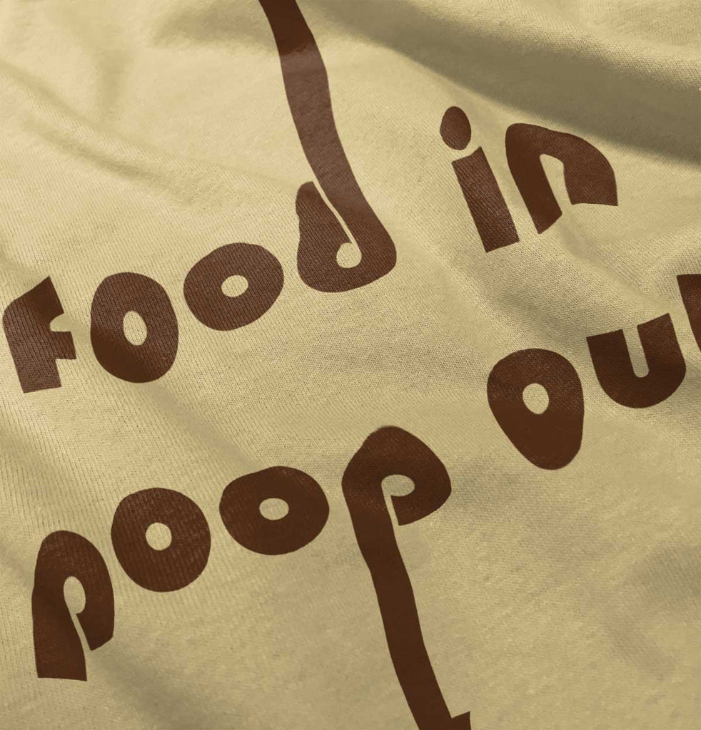 Poop out Romper Bodysuit-Direct To Garment Print-Brisco Baby