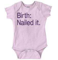 Nailed It Romper Bodysuit-Direct To Garment Print-Brisco Baby