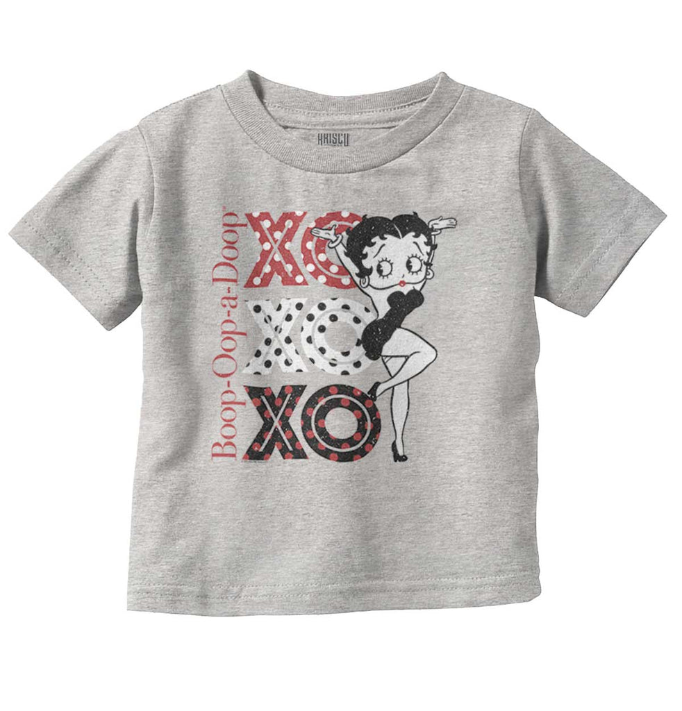 XO Boop Infant Toddler T Shirt-Direct To Garment Print-Brisco Baby