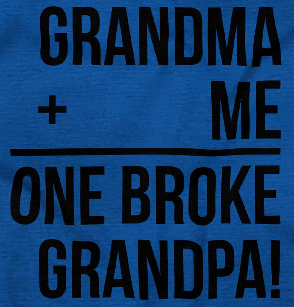 One Broke Grandpa Romper Bodysuit-Direct To Garment Print-Brisco Baby