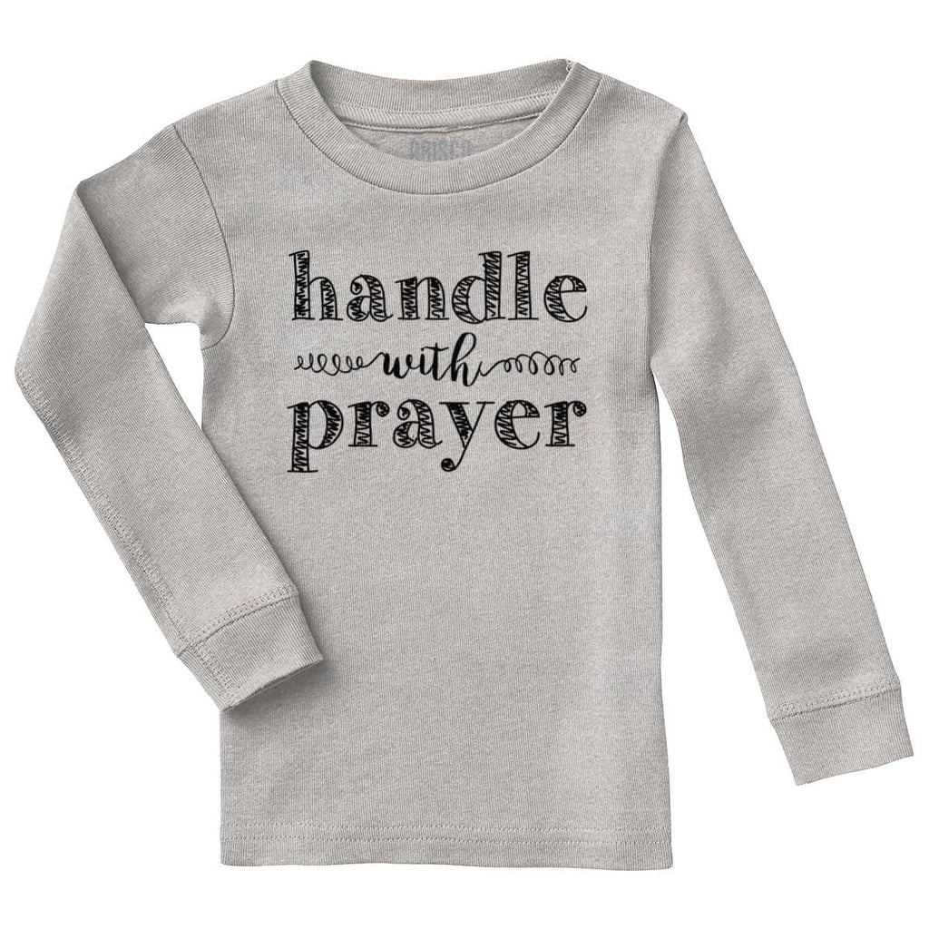 Handle With Prayer Solid Baby Pajama Top-Direct To Garment Print-Brisco Baby