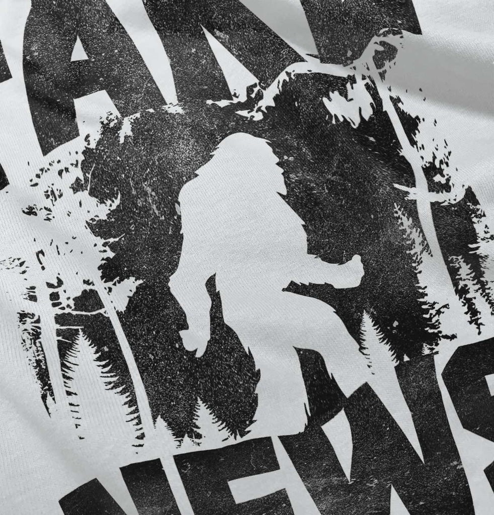 Fake Bigfoot Infant Baby Bib-Direct To Garment Print-Brisco Baby