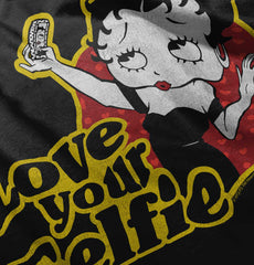 Love Your Selfie Toddler Pullover Hoodie-Direct To Garment Print-Brisco Baby