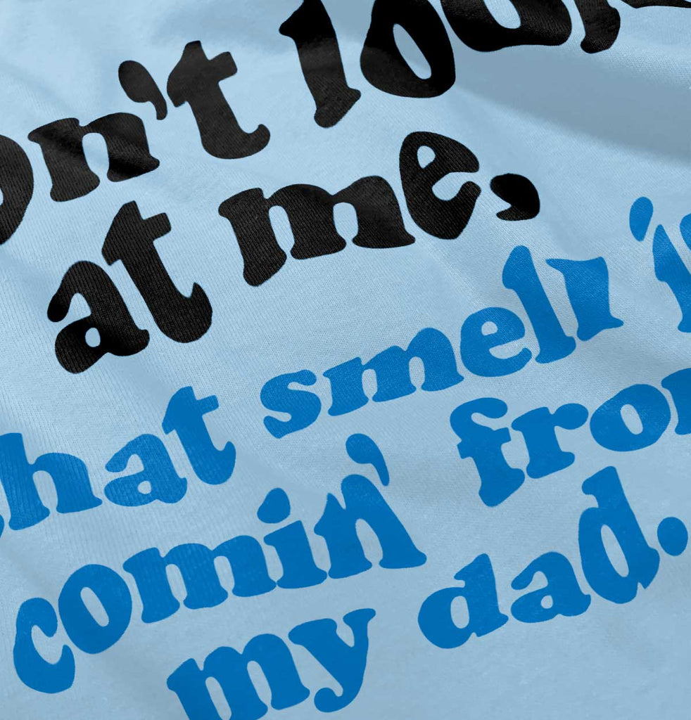 Smell From Dad Romper Bodysuit-Direct To Garment Print-Brisco Baby