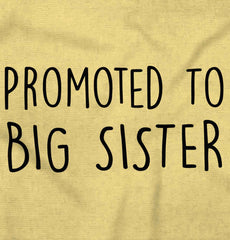 Promoted To Big Sister Infant Toddler T Shirt-Direct To Garment Print-Brisco Baby