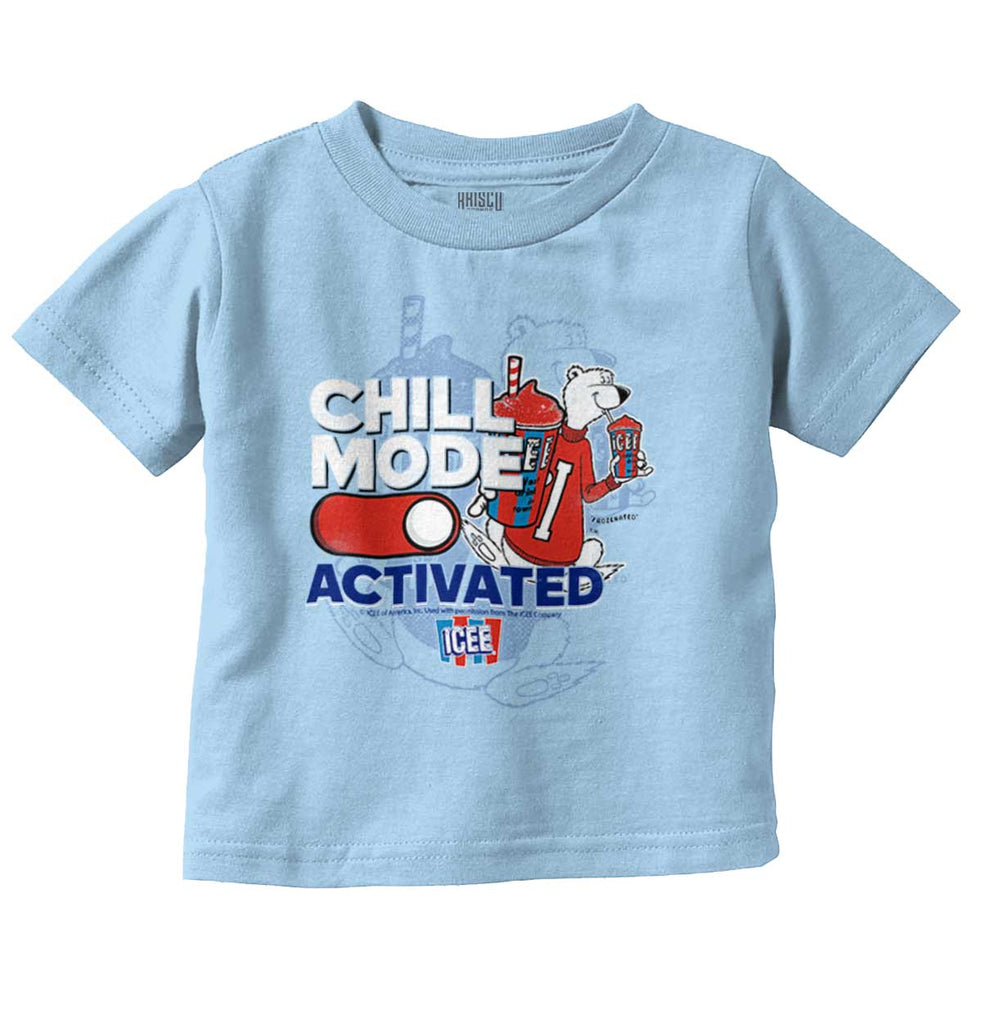 Chill Mode Activated Infant Toddler T Shirt-Direct To Garment Print-Brisco Baby
