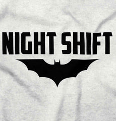 Night Shift Infant Toddler T Shirt-Direct To Garment Print-Brisco Baby