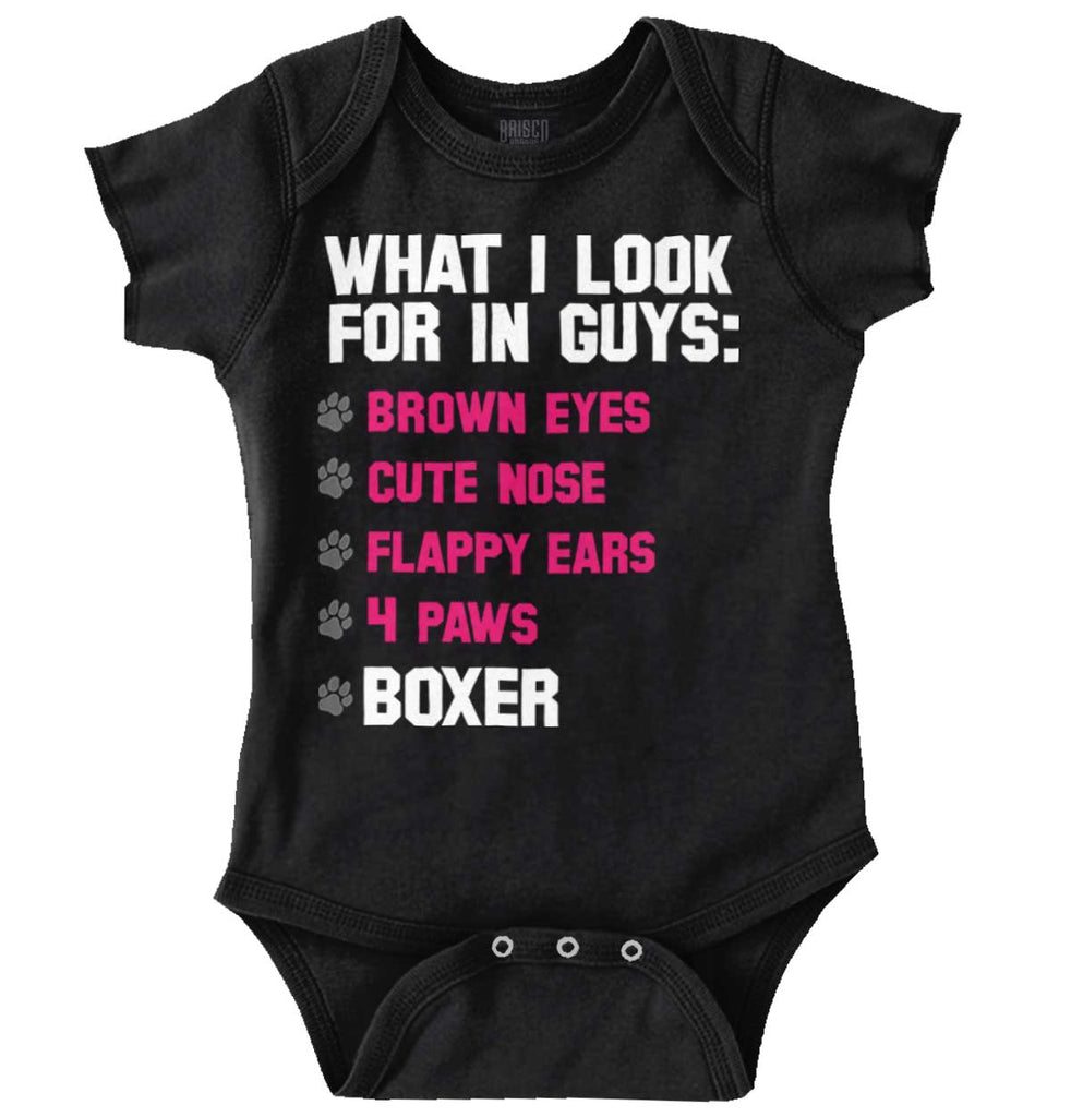 Boxer Checklist Romper Bodysuit-Direct To Garment Print-Brisco Baby
