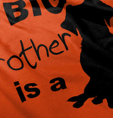 Brother is a Dog Romper Bodysuit-Direct To Garment Print-Brisco Baby