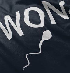 Won The Race Romper Bodysuit-Direct To Garment Print-Brisco Baby