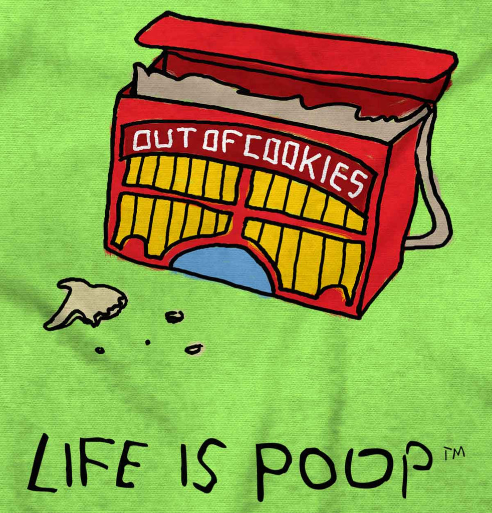 Out of Cookies Infant Toddler T Shirt-Direct To Garment Print-Brisco Baby