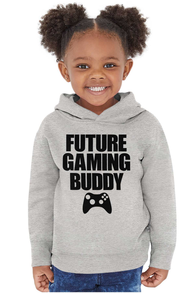 Future Gaming Buddy Toddler Pullover Hoodie-Direct To Garment Print-Brisco Baby