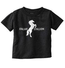 Italian Stallion Infant Toddler T Shirt-Direct To Garment Print-Brisco Baby