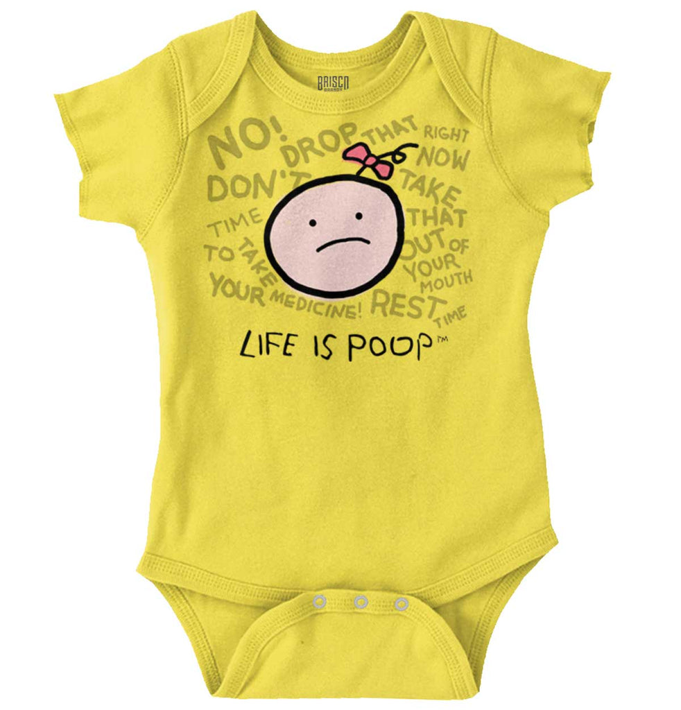 Baby Scold Romper Bodysuit-Direct To Garment Print-Brisco Baby