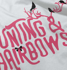 Hunting And Hairbows Romper Bodysuit-Direct To Garment Print-Brisco Baby