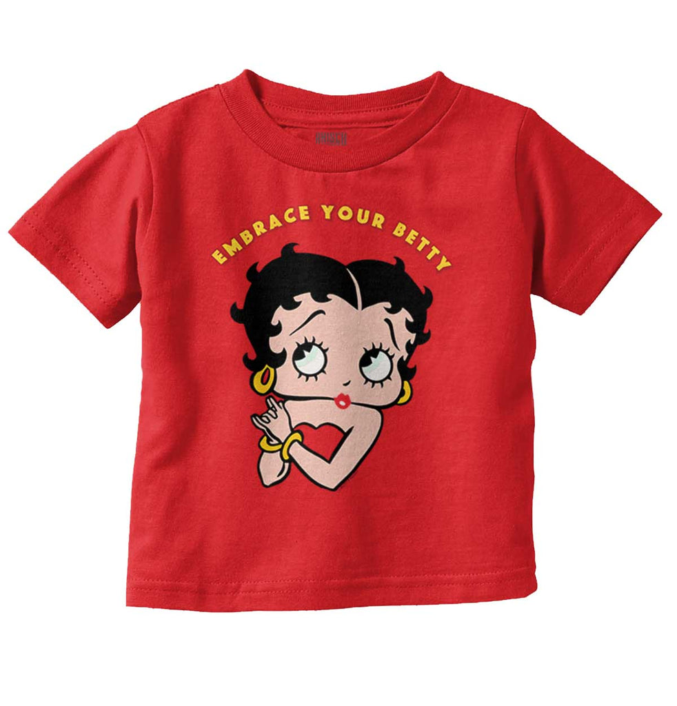Embrace Your Betty Infant Toddler T Shirt-Direct To Garment Print-Brisco Baby