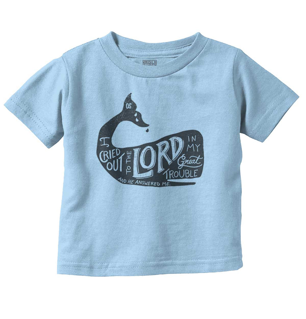 Jesus Whale Infant Toddler T Shirt-Direct To Garment Print-Brisco Baby