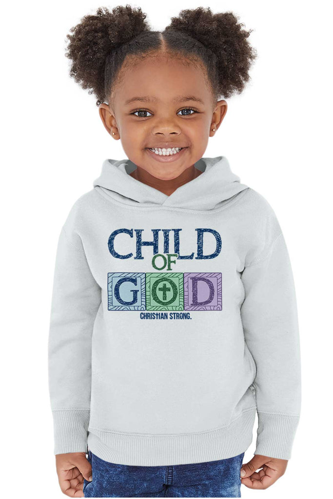 Child of God Toddler Pullover Hoodie-Direct To Garment Print-Brisco Baby