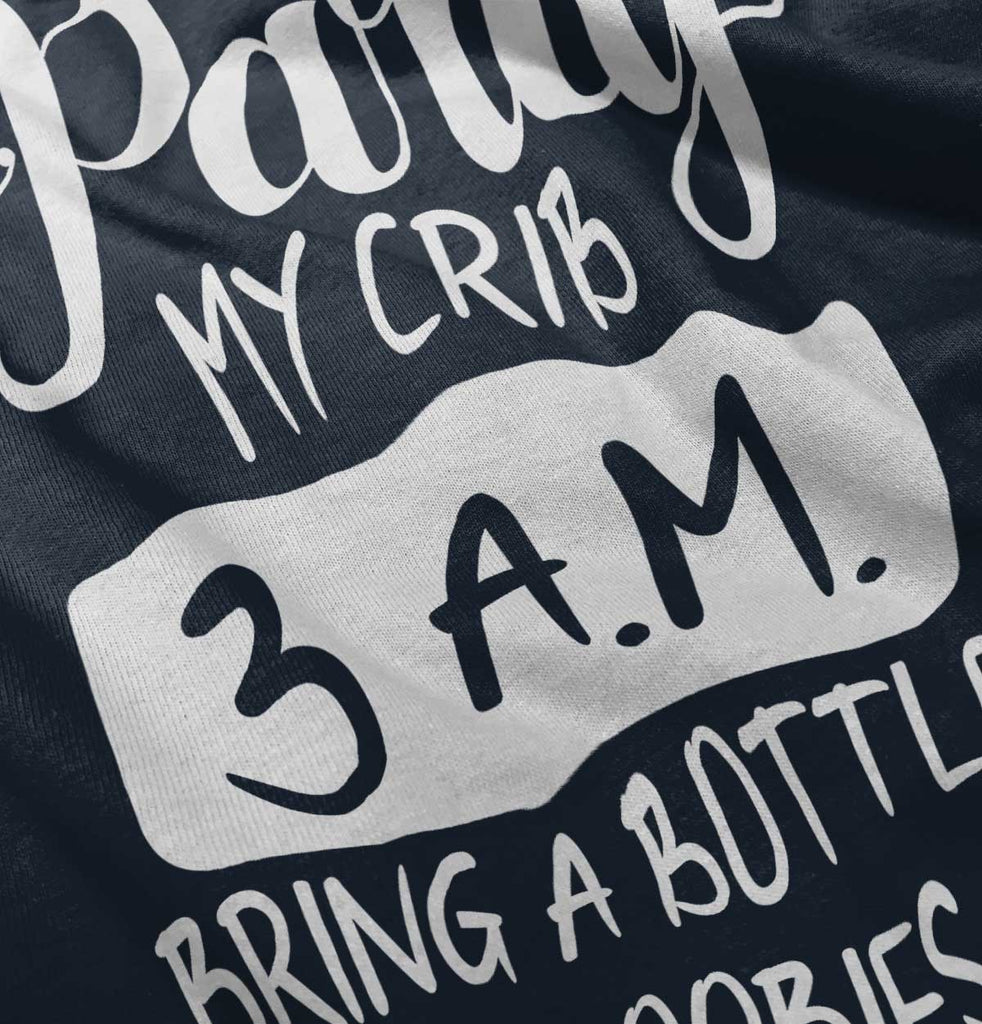 Party At My Crib Infant Toddler T Shirt-Direct To Garment Print-Brisco Baby