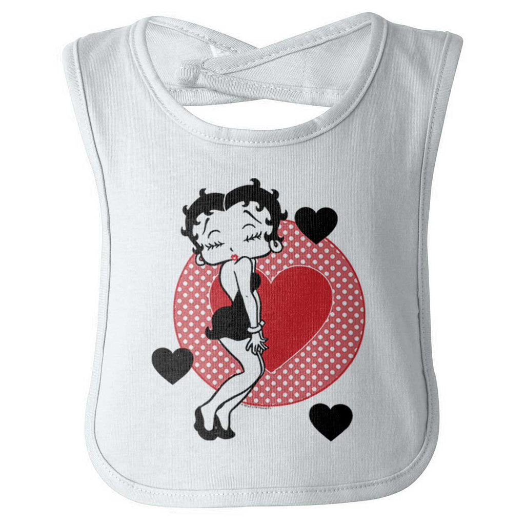 Betty Boop Infant Baby Bib-Direct To Garment Print-Brisco Baby