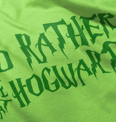 Rather Be At Hogwarts Romper Bodysuit-Direct To Garment Print-Brisco Baby