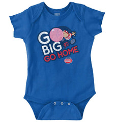 Go Big Or Go Home Romper Bodysuit-Direct To Garment Print-Brisco Baby