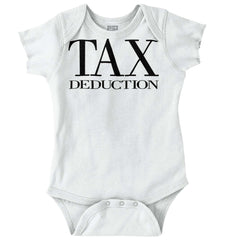 Tax Deduction Romper Bodysuit-Direct To Garment Print-Brisco Baby