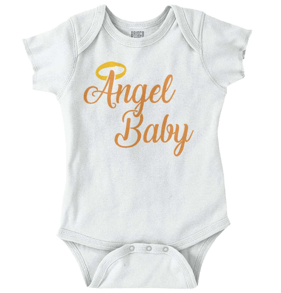 Angel Baby Romper Bodysuit-Direct To Garment Print-Brisco Baby