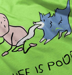 Dog Pull Infant Toddler T Shirt-Direct To Garment Print-Brisco Baby