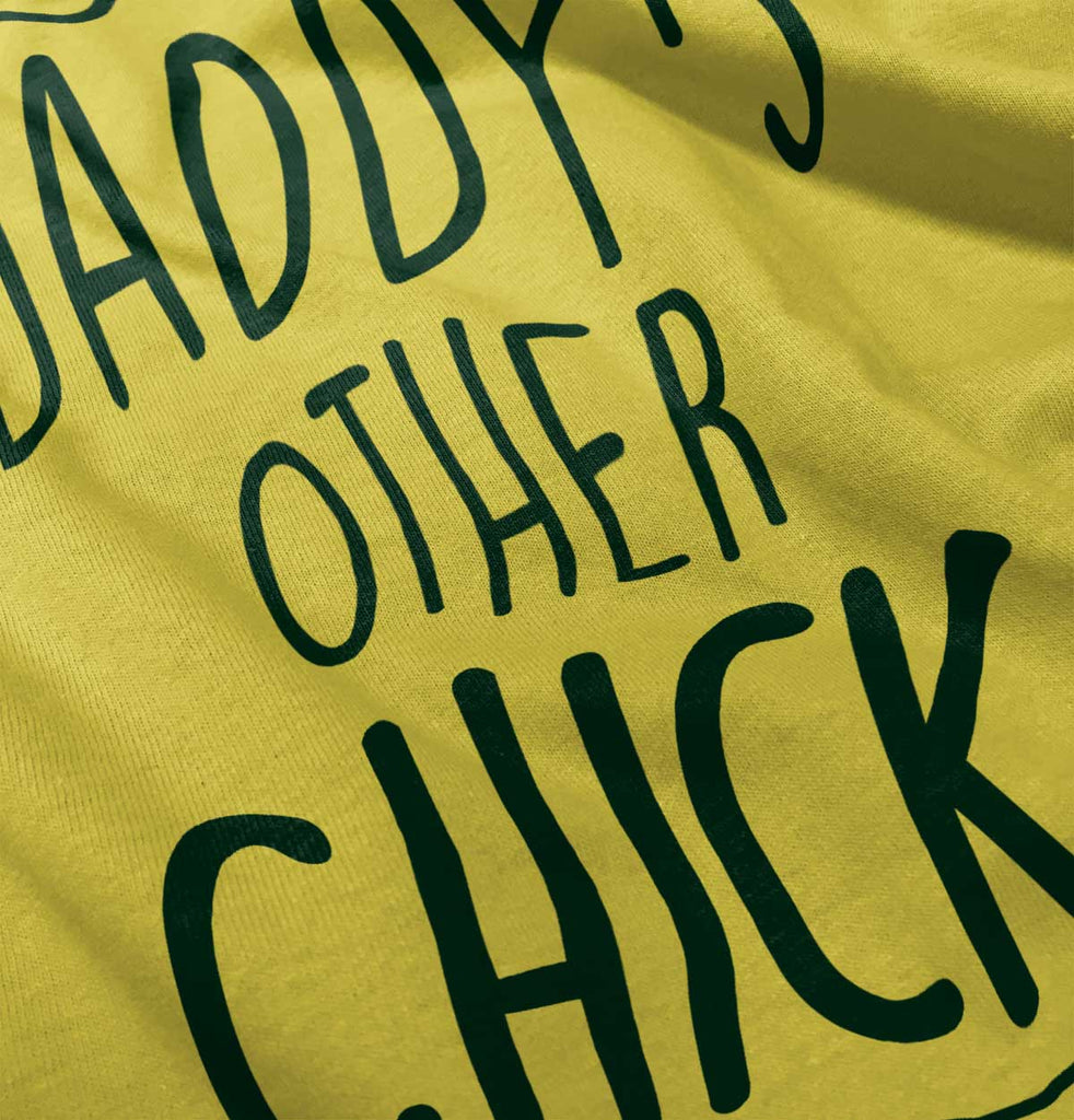 Daddy's Other Chick Romper Bodysuit-Direct To Garment Print-Brisco Baby