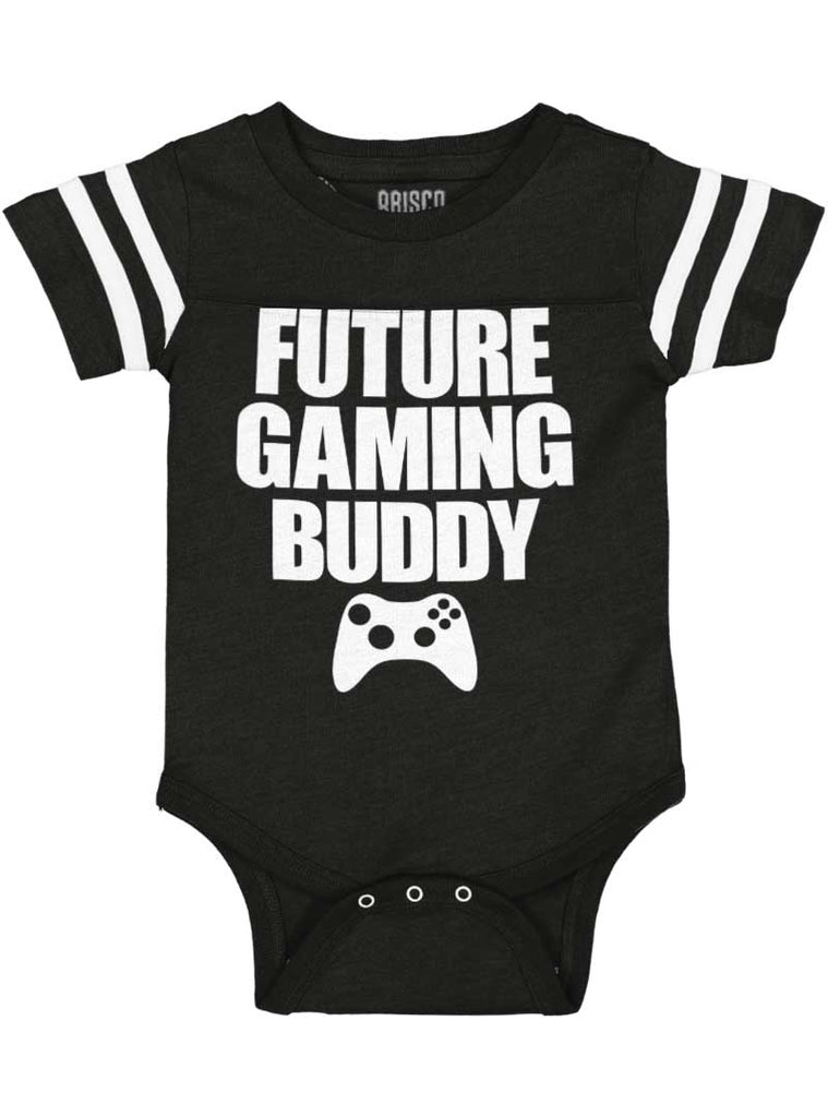 Future Gaming Buddy Football Romper Bodysuit-Direct To Garment Print-Brisco Baby