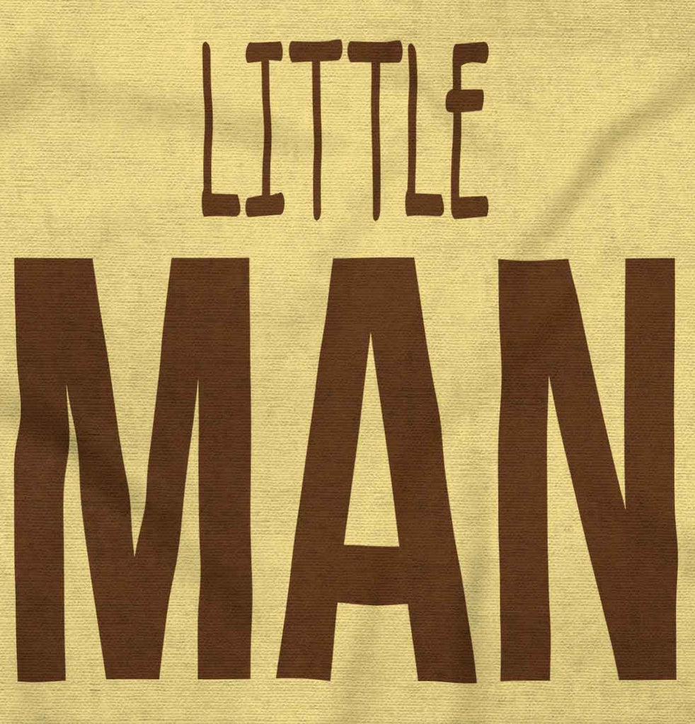 Little Man Infant Toddler T Shirt-Direct To Garment Print-Brisco Baby