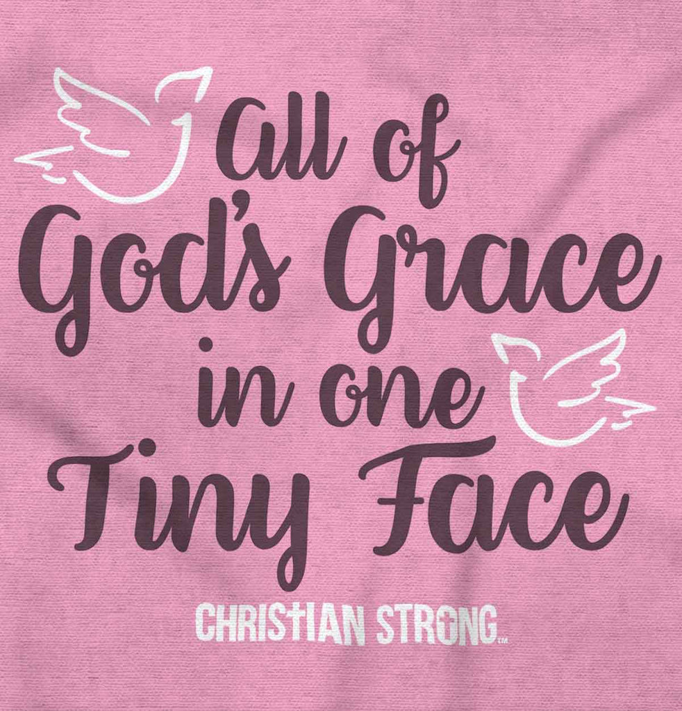 Gods Grace Tiny Face Infant Baby Bib-Direct To Garment Print-Brisco Baby