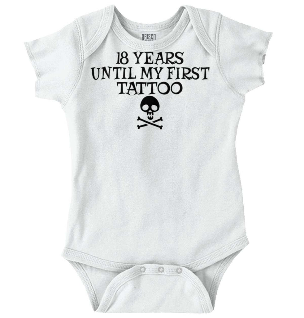 First Tattoo Romper Bodysuit-Direct To Garment Print-Brisco Baby