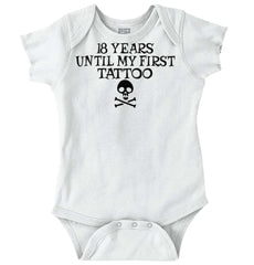 First Tattoo Romper Bodysuit-Direct To Garment Print-Brisco Baby