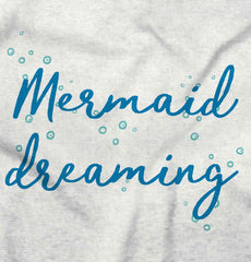 Mermaid Dreaming Infant Baby Bib-Direct To Garment Print-Brisco Baby