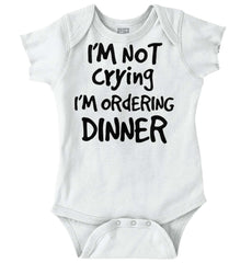 Ordering Dinner Romper Bodysuit-Direct To Garment Print-Brisco Baby