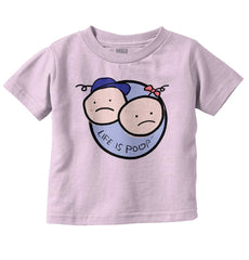 Boy and Girl Logo Infant Toddler T Shirt-Direct To Garment Print-Brisco Baby