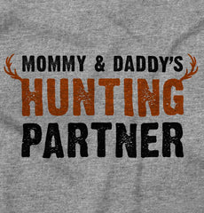 Parents Hunting Partner Romper Bodysuit-Direct To Garment Print-Brisco Baby