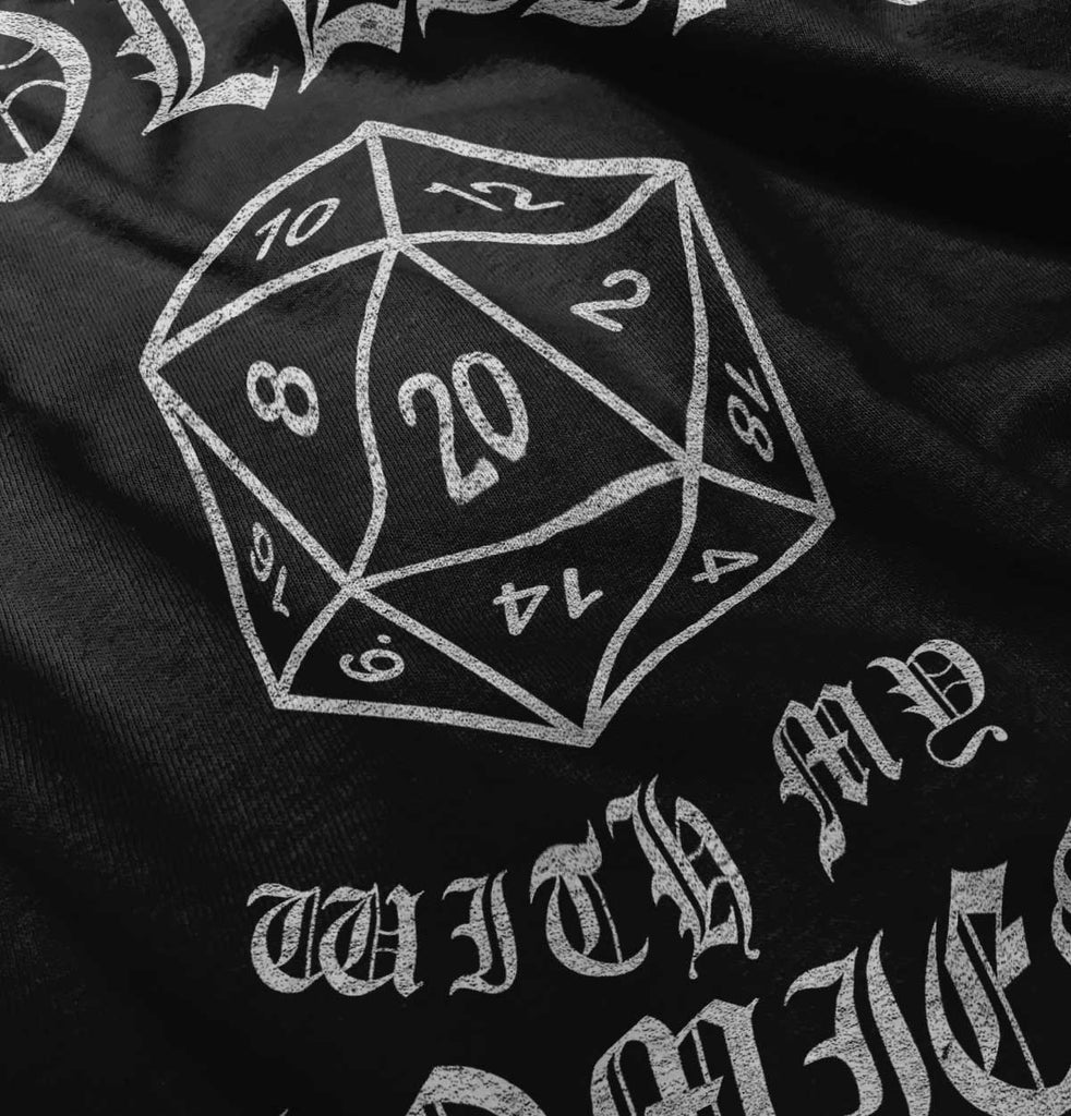 Rolling With My Homies Dungeons Toddler Football Jersey Tee-Direct To Garment Print-Brisco Baby