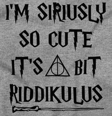 Seriusly Cute Infant Toddler T Shirt-Direct To Garment Print-Brisco Baby