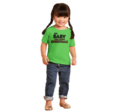 Baby Who Stole Christmas Infant Toddler T Shirt-Direct To Garment Print-Brisco Baby